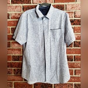 7 Diamonds Men's Short Sleeve Button Up Shirt